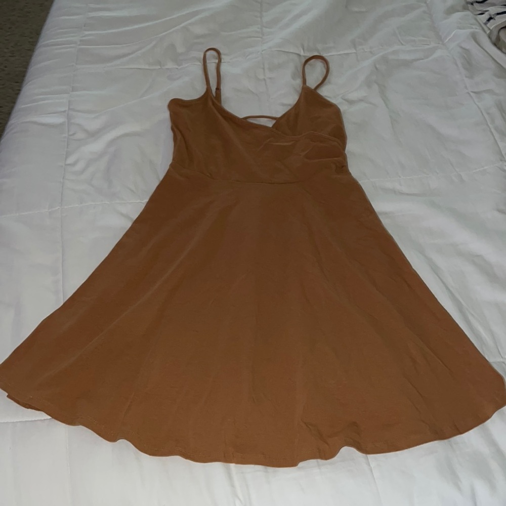 Forever 21 knit spaghetti strap (maple) dress size small